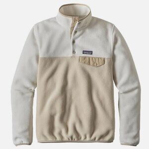Patagonia Synchilla SnapT Fleece Pullover Pocket Polartec White/Cream 25455